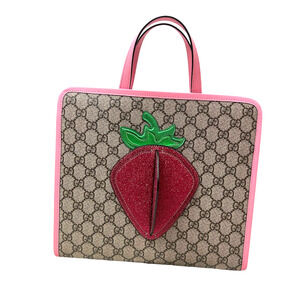 Gucci Mens Micro GG Leather Bifold Passport Wallet